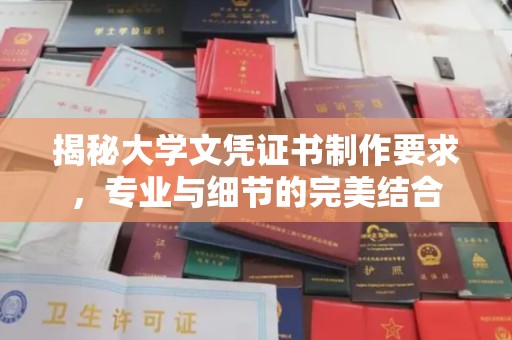 三芝揭秘大学文凭证书制作要求，专业与细节的完美结合